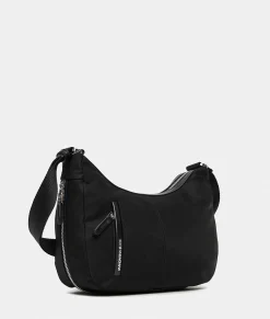 Outlet Mandarina Duck HUNTER Medium Expandable Crossbody Bag Black