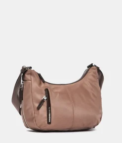 New Mandarina Duck HUNTER Medium Expandable Crossbody Bag Beaver