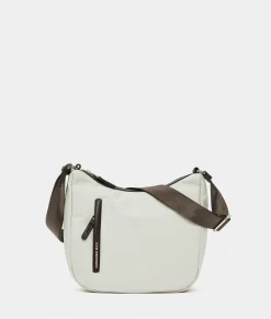 Outlet Mandarina Duck HUNTER Medium Hobo Bag WhitecapGrey