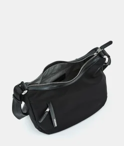 Hot Mandarina Duck HUNTER Medium Hobo Bag Black
