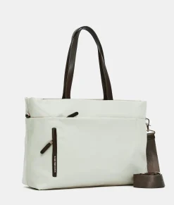 Fashion Mandarina Duck HUNTER Shopper Bag | 15" Laptop WhitecapGrey