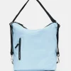 Fashion Mandarina Duck HUNTER Shoulder Bag Skyway&Black