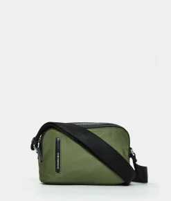 Discount Mandarina Duck HUNTER Small Crossbody Bag MilitaryGreen