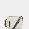 Fashion Mandarina Duck HUNTER Small Crossbody Bag WhitecapGrey