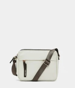 Fashion Mandarina Duck HUNTER Small Crossbody Bag WhitecapGrey