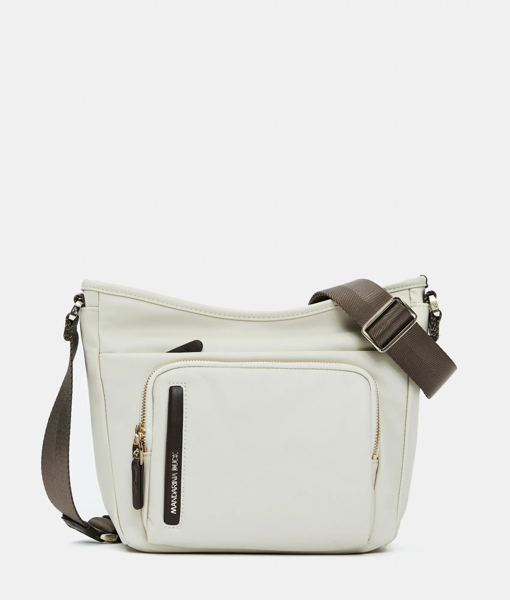 Online Mandarina Duck HUNTER Small Crossbody Bag WhitecapGrey