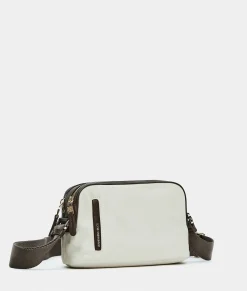 Clearance Mandarina Duck HUNTER Small Crossbody Bag WhitecapGrey