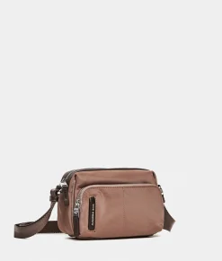 Outlet Mandarina Duck HUNTER Small Crossbody Bag Beaver