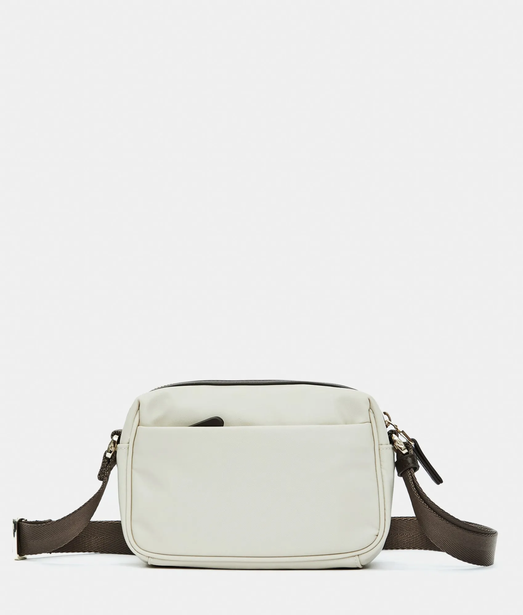 Outlet Mandarina Duck HUNTER Small Crossbody Bag WhitecapGrey