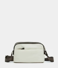 Clearance Mandarina Duck HUNTER Small Crossbody Bag WhitecapGrey
