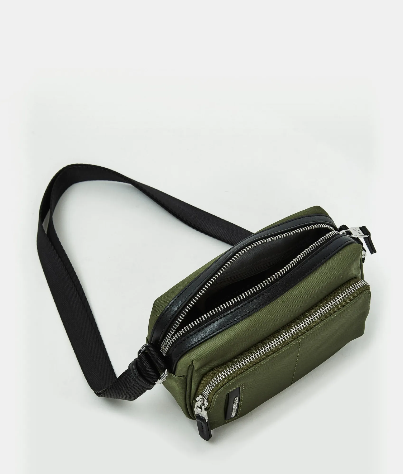Discount Mandarina Duck HUNTER Small Crossbody Bag MilitaryGreen