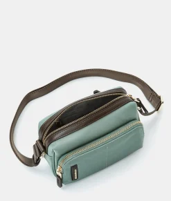 Online Mandarina Duck HUNTER Small Crossbody Bag IcebergGreen