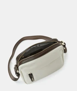 Fashion Mandarina Duck HUNTER Small Crossbody Bag WhitecapGrey