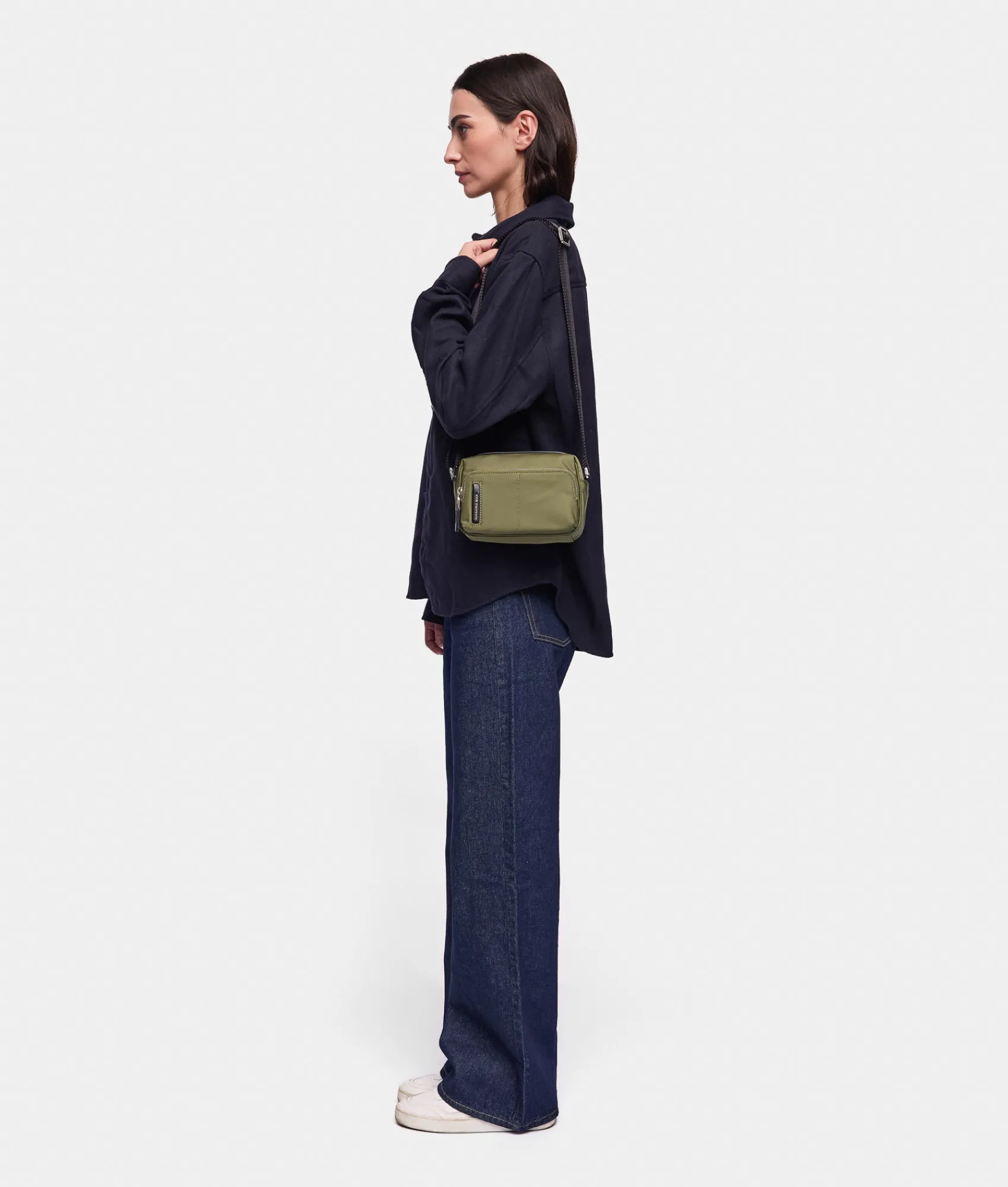Discount Mandarina Duck HUNTER Small Crossbody Bag MilitaryGreen