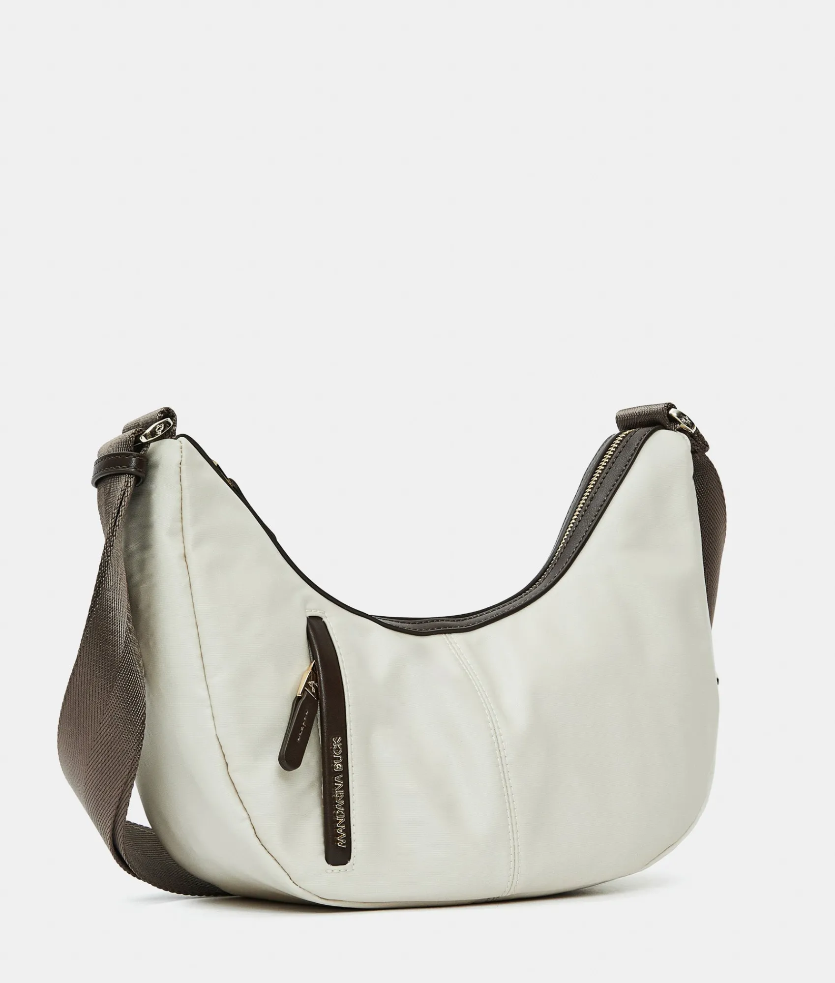 Discount Mandarina Duck HUNTER Small Hobo Bag WhitecapGrey