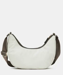 Discount Mandarina Duck HUNTER Small Hobo Bag WhitecapGrey