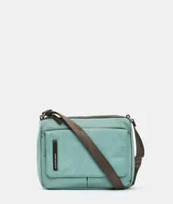Discount Mandarina Duck HUNTER Small Messanger IcebergGreen