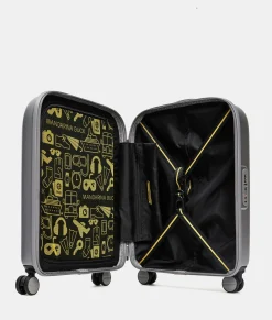 Sale Mandarina Duck LOGODUCK Cabin Trolley (4 Wheels) | cm 55X40X20 Silver