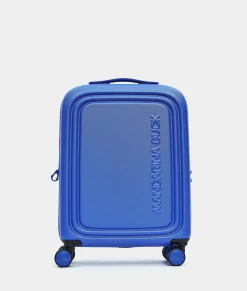 Clearance Mandarina Duck LOGODUCK+ Expandable Cabin Hard Trolley (4 Wheels) | cm 55X40X20/23 ElectricBlue