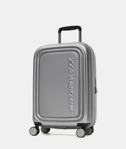 Online Mandarina Duck LOGODUCK+ Expandable Cabin Hard Trolley (4 wheels) | cm 55 x 35 x 23/26 cm Silver