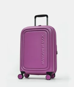 New Mandarina Duck LOGODUCK+ Expandable Cabin Hard Trolley (4 wheels) | cm 55 x 35 x 23/26 cm Orchid