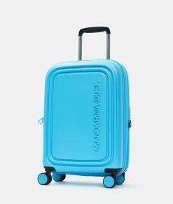 New Mandarina Duck LOGODUCK+ Expandable Cabin Hard Trolley (4 wheels) | cm 55 x 35 x 23/26 cm Aquarius