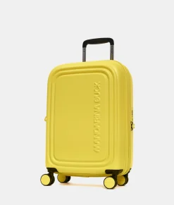 Fashion Mandarina Duck LOGODUCK+ Expandable Cabin Hard Trolley (4 wheels) | cm 55 x 35 x 23/26 cm DuckYellow