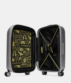 Online Mandarina Duck LOGODUCK+ Expandable Cabin Hard Trolley (4 wheels) | cm 55 x 35 x 23/26 cm Silver