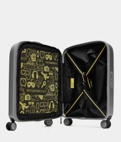 Online Mandarina Duck LOGODUCK Expandable Cabin Hard Trolley (4 Wheels) | cm 55X40X20/23 Silver