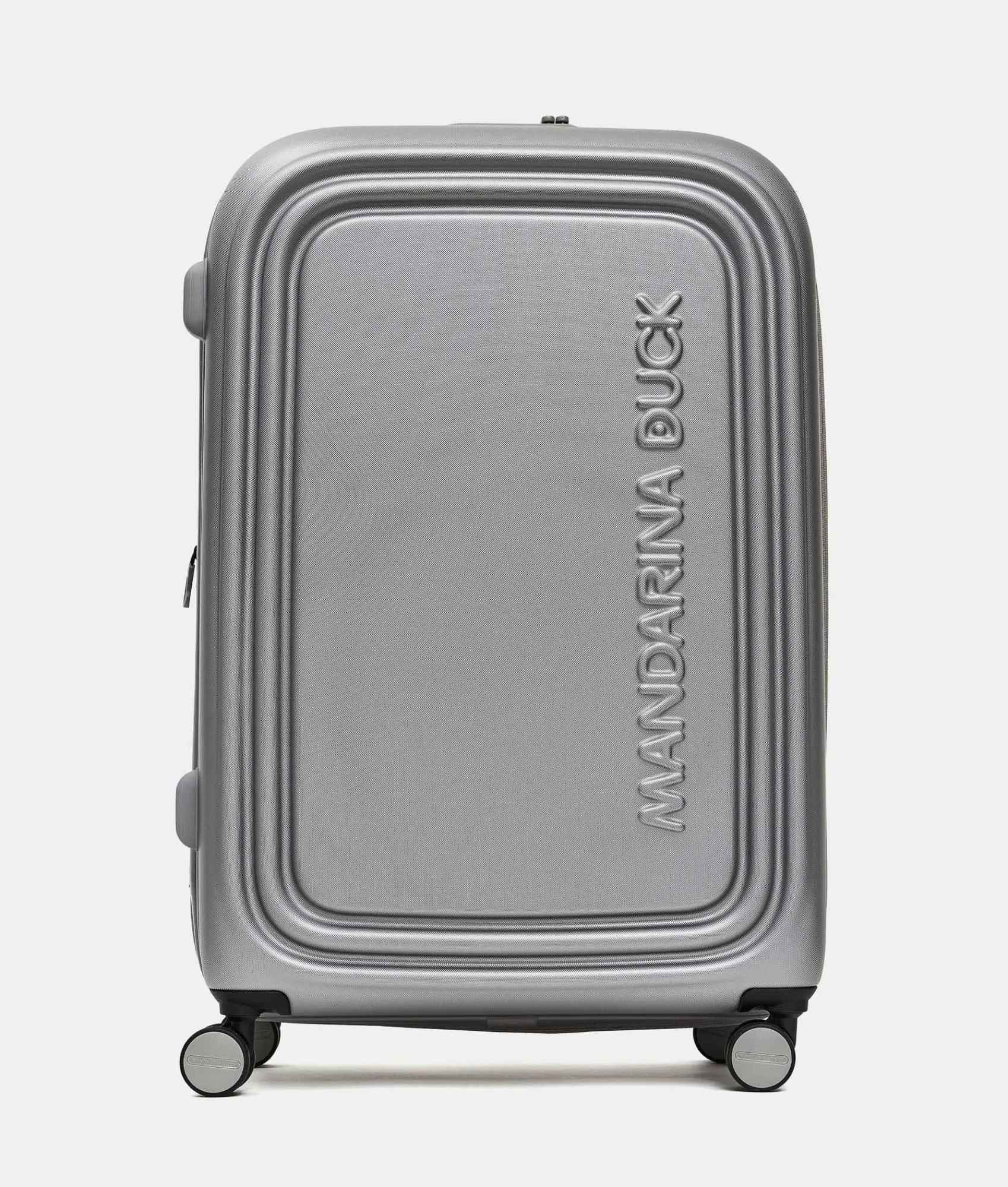 Discount Mandarina Duck LOGODUCK Expandable Large Trolley (4 Wheels) | cm 75X49X31 Silver
