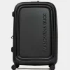 Outlet Mandarina Duck LOGODUCK+ Expandable Large Trolley (4 Wheels) | cm 75X49X31 Black