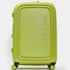 New Mandarina Duck LOGODUCK+ Expandable Large Trolley (4 Wheels) | cm 75X49X31 MapoGreen