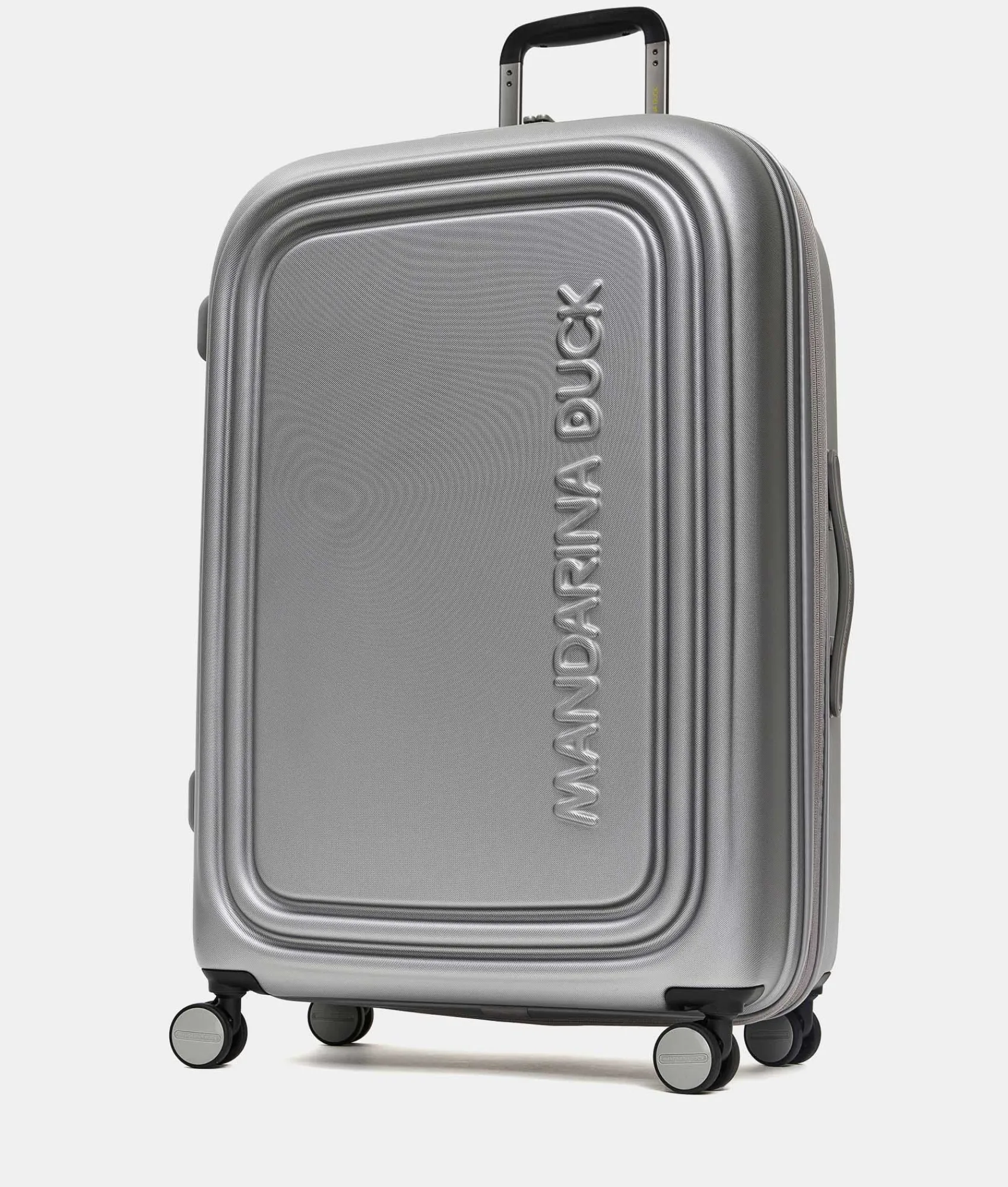 Discount Mandarina Duck LOGODUCK Expandable Large Trolley (4 Wheels) | cm 75X49X31 Silver