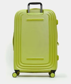 New Mandarina Duck LOGODUCK+ Expandable Large Trolley (4 Wheels) | cm 75X49X31 MapoGreen