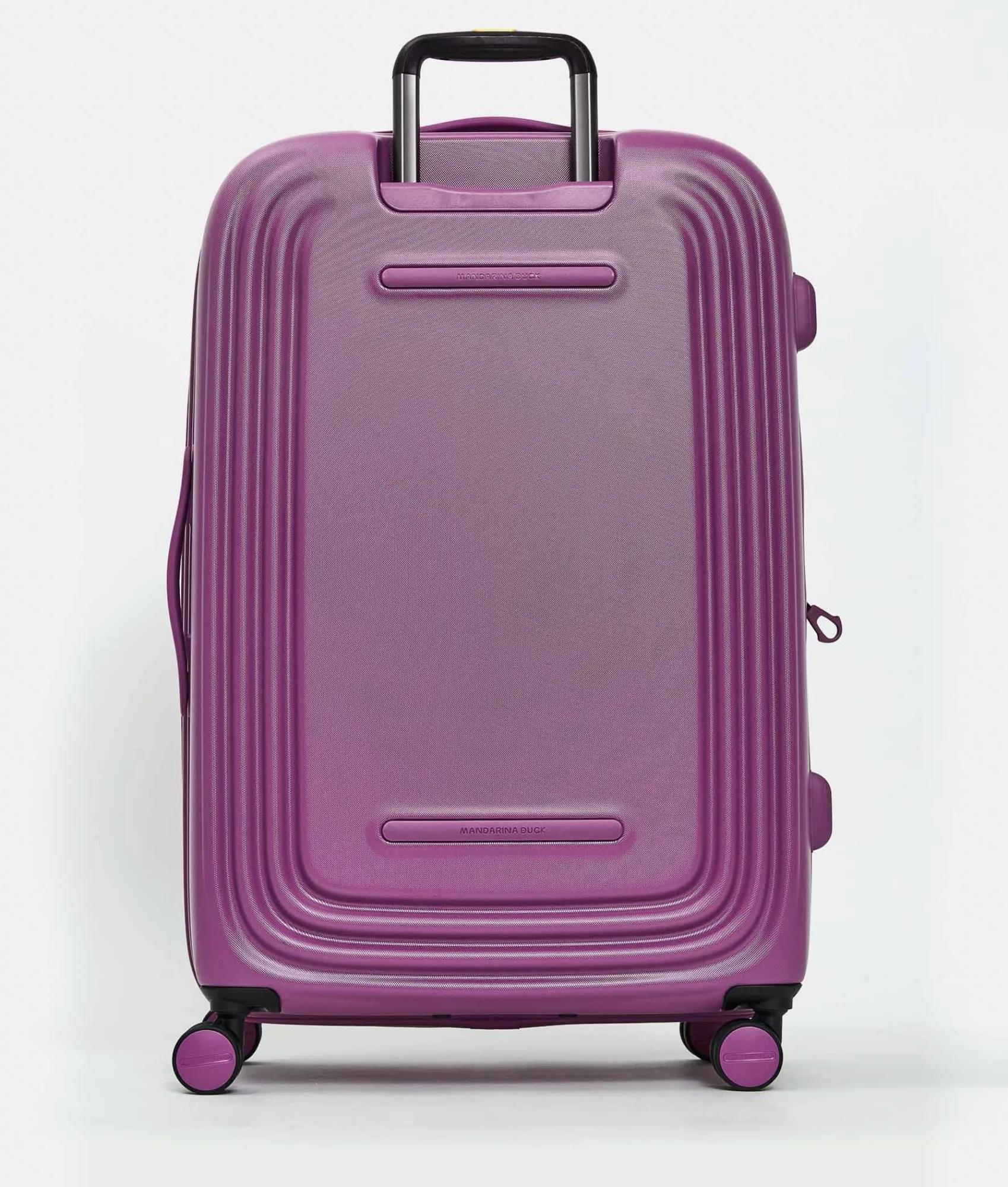 Clearance Mandarina Duck LOGODUCK+ Expandable Large Trolley (4 Wheels) | cm 75X49X31 Orchid
