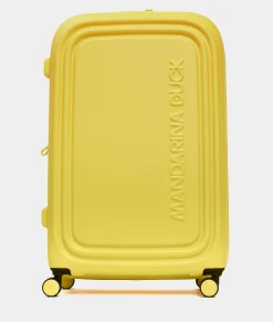 Hot Mandarina Duck LOGODUCK Expandable XL Trolley (4 Wheels) | cm 82X52X34 DuckYellow