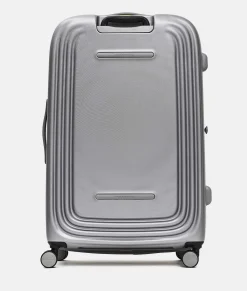Online Mandarina Duck LOGODUCK+ Expandable XL Trolley (4 Wheels) | cm 82X52X34 Silver