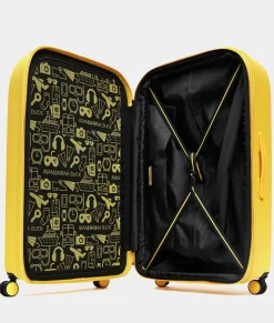 Hot Mandarina Duck LOGODUCK Expandable XL Trolley (4 Wheels) | cm 82X52X34 DuckYellow