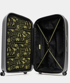 Online Mandarina Duck LOGODUCK+ Expandable XL Trolley (4 Wheels) | cm 82X52X34 Silver
