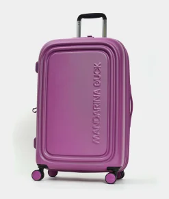 Discount Mandarina Duck LOGODUCK+ Medium Expandable Trolley (4 Wheels) | cm 69 X 45 X 32/35 Orchid