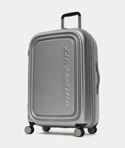 Sale Mandarina Duck LOGODUCK+ Medium Expandable Trolley (4 Wheels) | cm 69 X 45 X 32/35 Silver