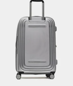 Sale Mandarina Duck LOGODUCK+ Medium Expandable Trolley (4 Wheels) | cm 69 X 45 X 32/35 Silver