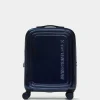 Best Mandarina Duck LOGODUCK+ METAL Expandable Cabin Hard Trolley (4 Wheels) | cm 55X40X20/23 BlueIndigo