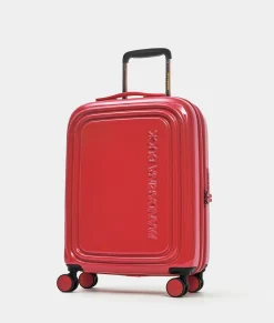 Fashion Mandarina Duck LOGODUCK+ METAL Expandable Cabin Hard Trolley (4 Wheels) | cm 55X40X20/23 Raspberry