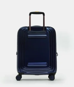 Best Mandarina Duck LOGODUCK+ METAL Expandable Cabin Hard Trolley (4 Wheels) | cm 55X40X20/23 BlueIndigo