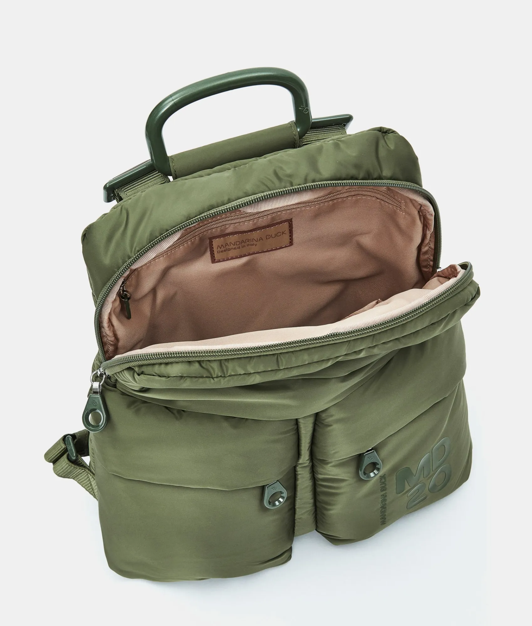 New Mandarina Duck MD20 BALLOON Backpack MilitaryGreen