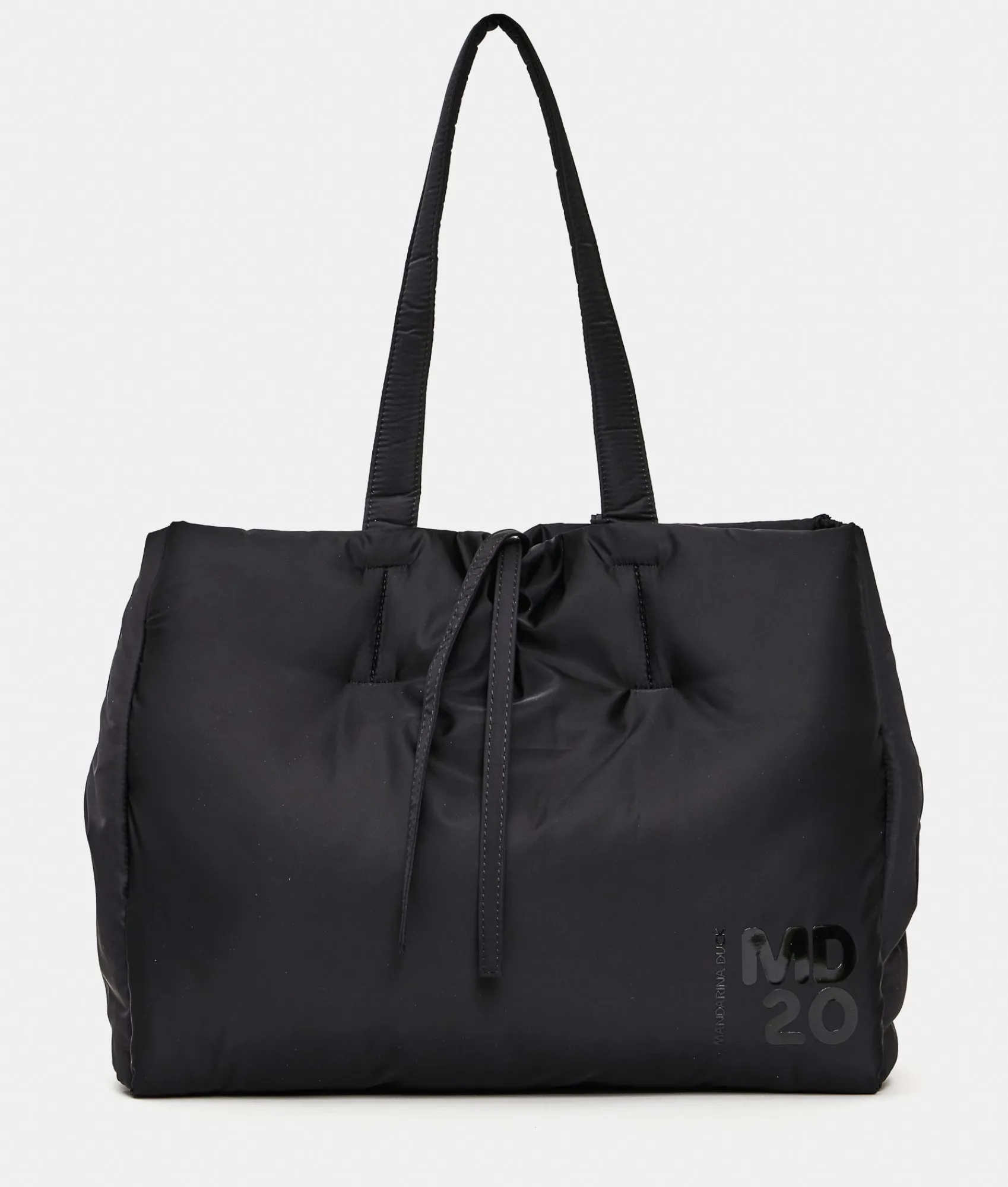 Outlet Mandarina Duck MD20 BALLOON Medium Reversible Nylon Tote Black