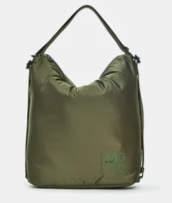 Outlet Mandarina Duck MD20 BALLOON Shoulder Bag MilitaryGreen