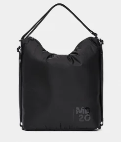 Fashion Mandarina Duck MD20 BALLOON Shoulder Bag Black