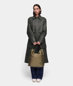 Outlet Mandarina Duck MD20 BALLOON Shoulder Bag MilitaryGreen